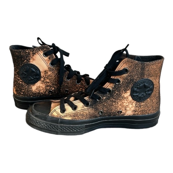 Converse Chuck Taylor Bleached Style Hi Tops Women size 7.5 - Picture 3 of 17